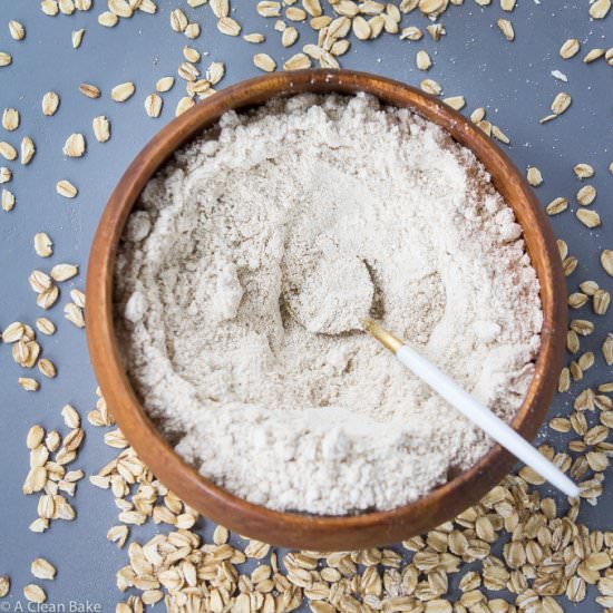 DIY Oat Flour - Recipe photo by ACleanBake