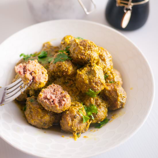 Quick Easy Cilantro Meatballs - Recipe photo by VeenaAzmanov