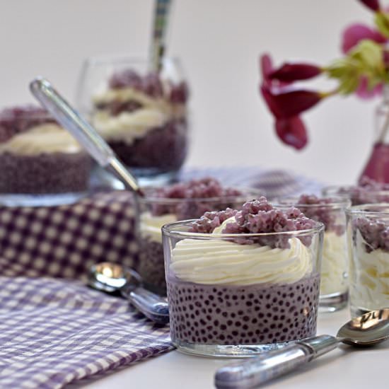 Blueberries Tapioca - Recipe photo by yehudit37