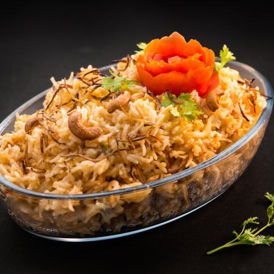 Tomato Rice with Coconut Milk - Recipe photo by meemiskitchen