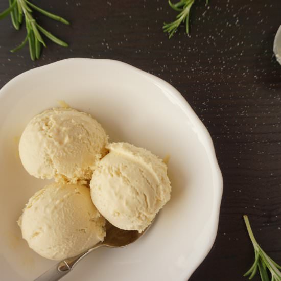 Rosemary Olive Ice Cream - Recipe photo by ScienceChef