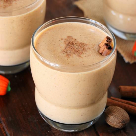 Skinny White Chocolate Pumpkin Nog - Recipe photo by thekitchenismyplayground