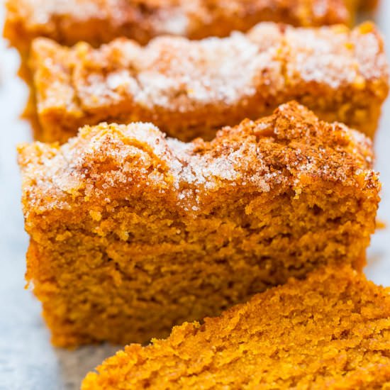 Cinnamon Sugar Pumpkin Bread - Recipe photo by Averie