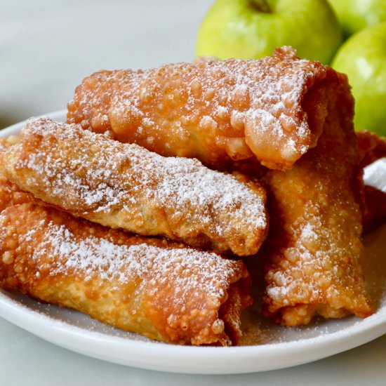 Apple Pie Egg Rolls - Recipe photo by justataste