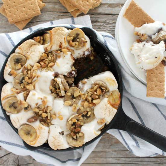 Chunky Monkey S’mores Skillet - Recipe photo by jennyrawn