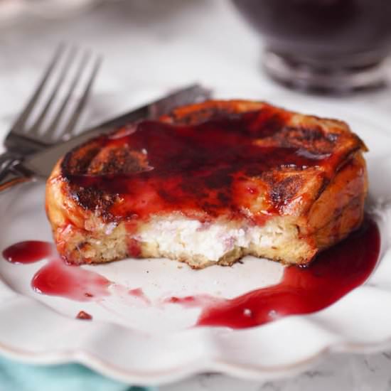 Ricotta Stuffed French Toast - Recipe photo by Avocado A Day