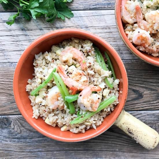 Shrimp Vegetable Quinoa Bowl - Recipe photo by cookingwithbliss