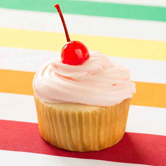 Maraschino Cherry Cupcakes - Recipe photo by PixelatedVicka
