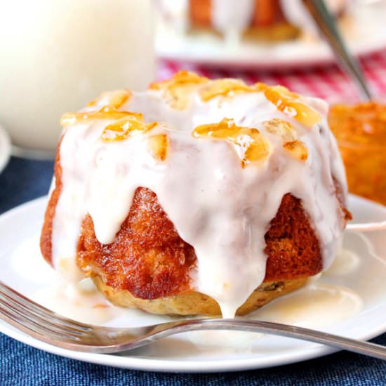 Pineapple Banana Bread Bundt Cakes - Recipe photo by CouponClippingCook