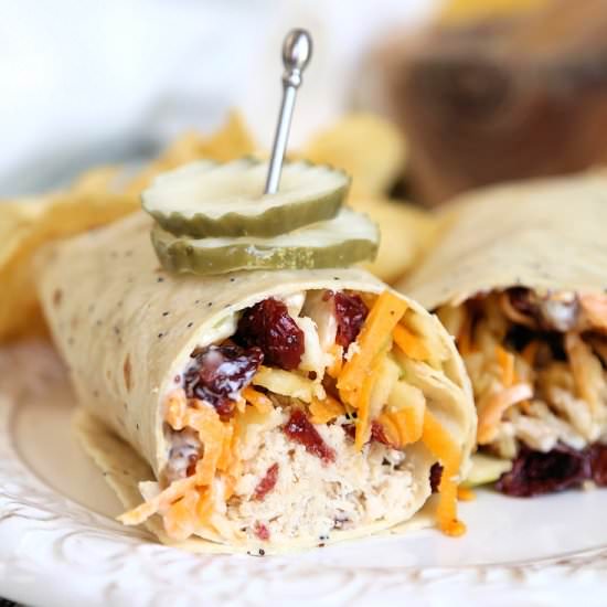 Fall Harvest Turkey Wrap - Recipe photo by Blommi