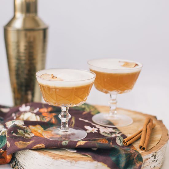 Apple Cinnamon Whiskey Sour - Recipe photo by theblondielocks