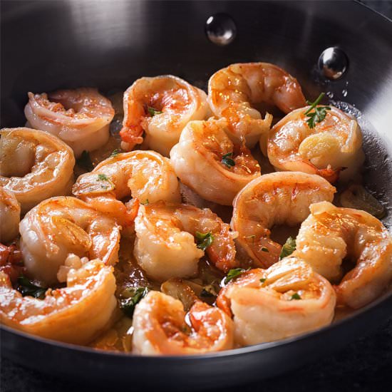 Garlic Butter Shrimp - Recipe photo by Shineshka