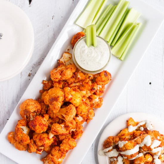 Buffalo Cauliflower Wings - Recipe photo by eatingbirdfood