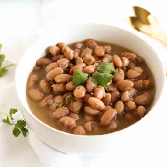 The BEST Easy Pinto Beans - Recipe photo by Lively Table