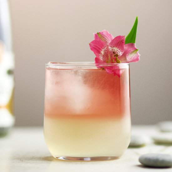 Rose Wine Floater Cocktail - Recipe photo by flairprojectsb