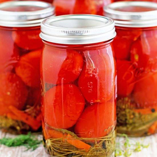 Canned Tomatoes Recipe - Recipe photo by valyastasteofhome.com