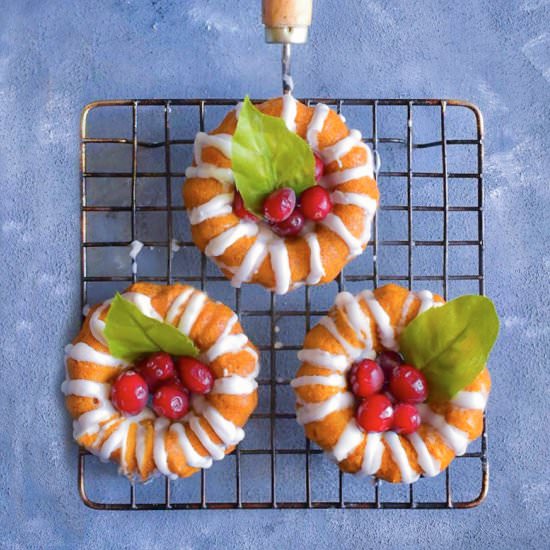 Glazed Mini Pumpkin Pie Spice Bundt - Recipe photo by EasycookingwithMolly