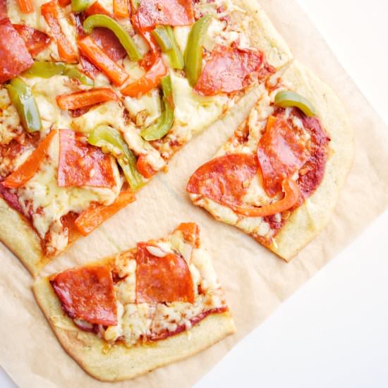 Flatbread Pizza Crust - Recipe photo by personallypaleo