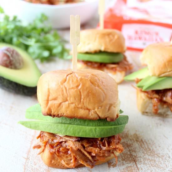 Slow Cooker Hawaiian Chicken Slider - Recipe photo by Whitney Bond