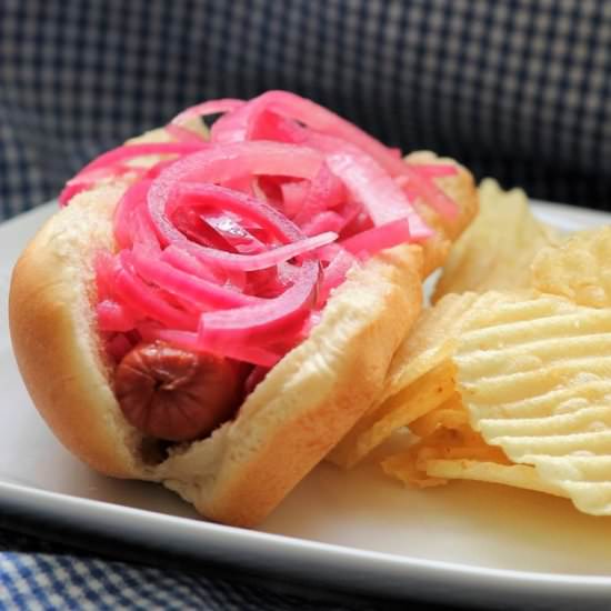 Homemade Pickled Red Onion - Recipe photo by MyRecipeReviews