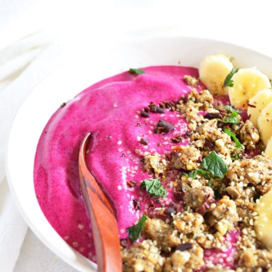 Hibiscus Beet Nice Cream - Recipe photo by Simply to Thrive