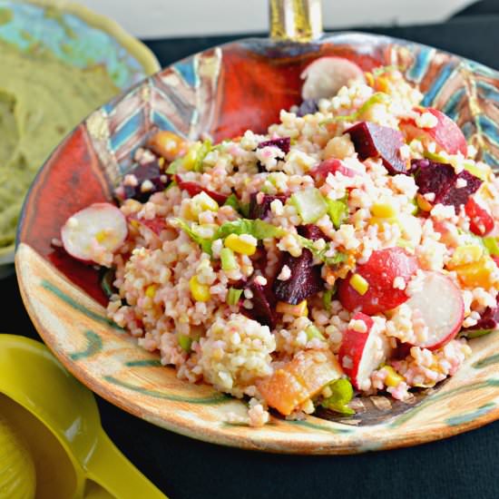 Root Veggies Bulgur Salad - Recipe photo by Mummys FastandEasy