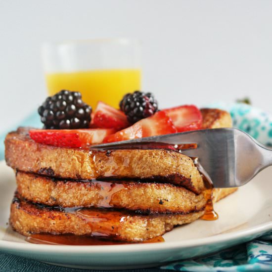 Easy Vegan French Toast - Recipe photo by Plateofplants