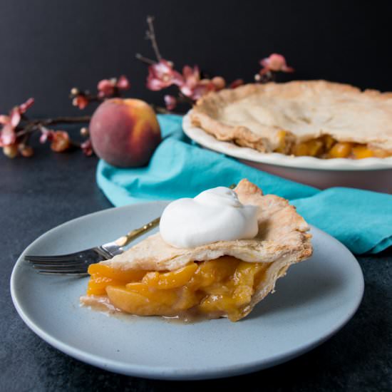 Homemade Peach Pie - Recipe photo by littlesweetbaker