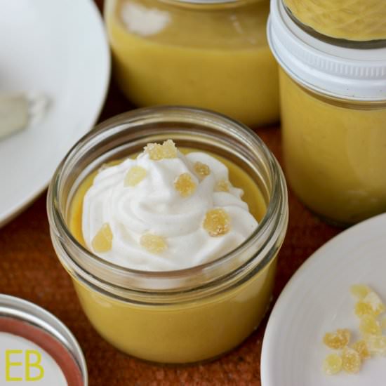Pumpkin Custard in a Jar - Recipe photo by EatBeautiful