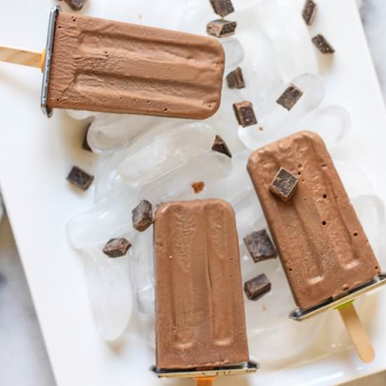 Chocolate Banana Fudgesicles - Recipe photo by kitchenofyouth