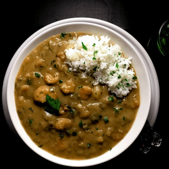 Gluten Free Cajun Shrimp Stew - Recipe photo by asprinklingofcayenne