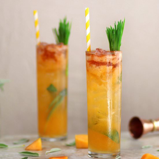 Summer Melon Cooler Cocktail - Recipe photo by flairprojectsb