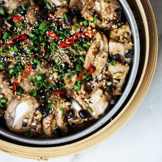 Steamed Pork Ribs + Black Beans - Recipe photo by pupswithchopsticks