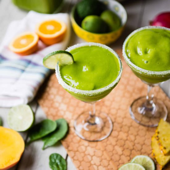 Tropical Mango-Rita Green Smoothie - Recipe photo by Simple Green Smoothies