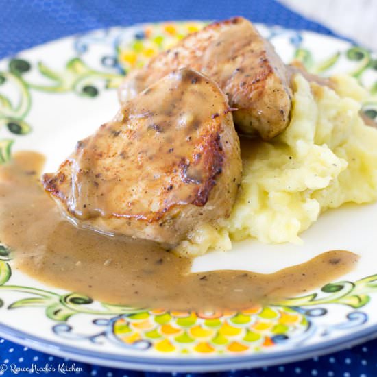 Garlic Herb Pork and Potatoes - Recipe photo by RNsKitchen