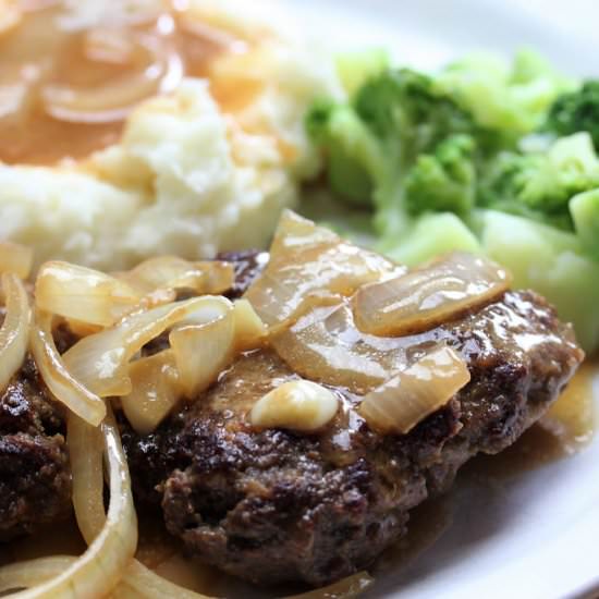 Hamburger Steak with Gravy - Recipe photo by cullys kitchen