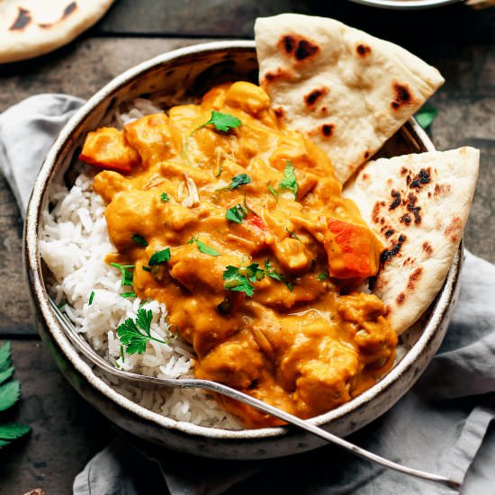 Pumpkin Jackfruit Curry - Recipe photo by fullofplants