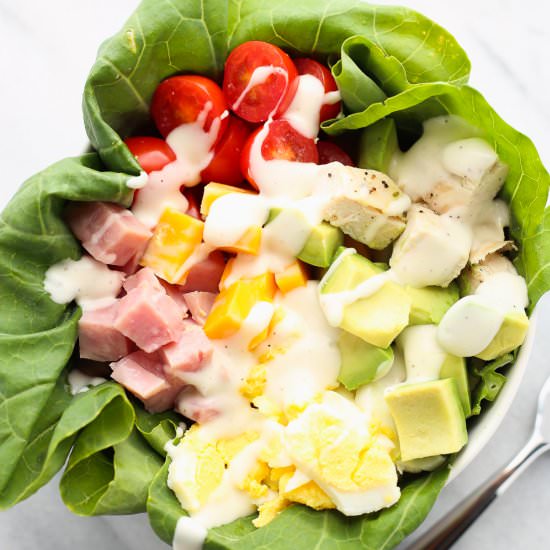 Chef's Salad Bowls - Recipe photo by 3ScoopsofSugar