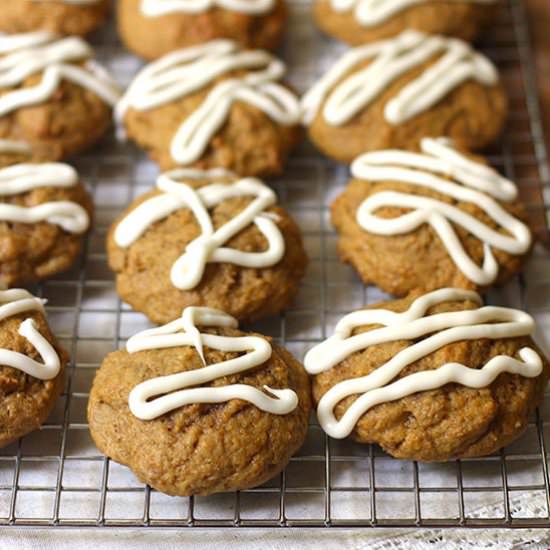 Iced Pumpkin Cookies - Recipe photo by suebeehomemaker