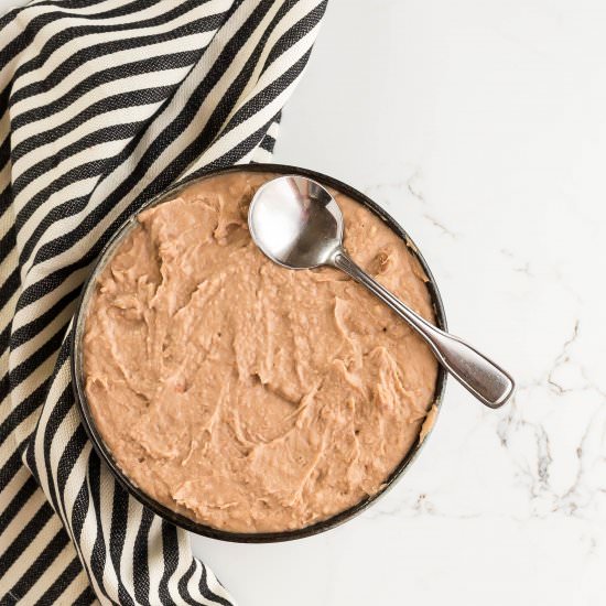 Slow Cooker Refried Beans - Recipe photo by Salt and Baker