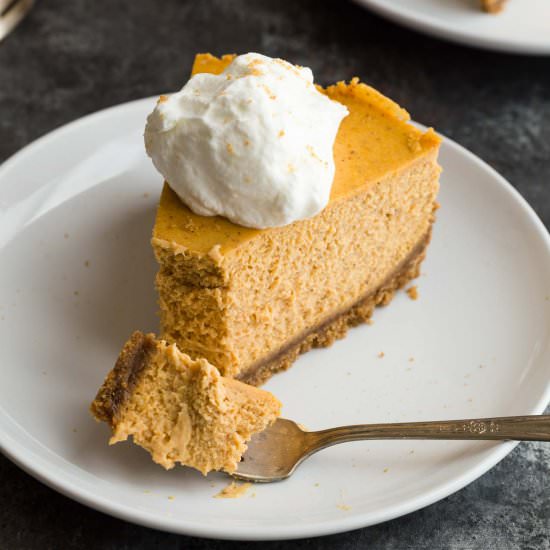 Pumpkin Cheesecake - Recipe photo by IntrovertBaker