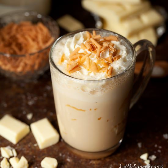 Caramelised White Hot Chocolate - Recipe photo by littlesugarsnaps