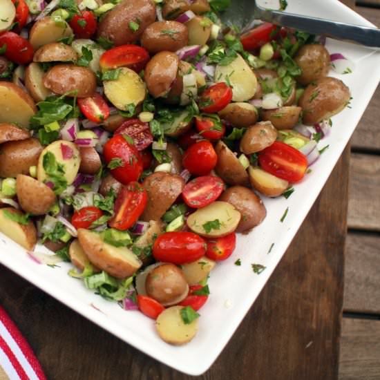 Fresh & Simple Potato Salad - Recipe photo by Sneaky Mommies