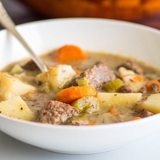 Mom’s Sunday Simple Beef Stew - Recipe photo by BakingMischief