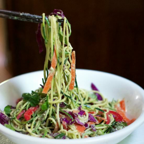Rainbow Raw Pad Thai - Recipe photo by oliviabudgen