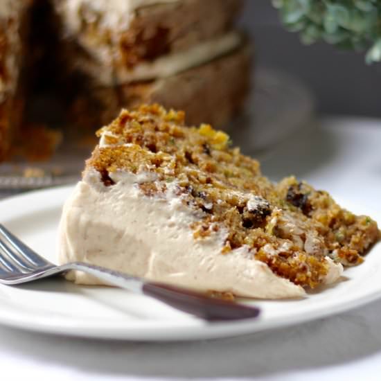 Zucchini Walnut Spice Cake - Recipe photo by the good eats co
