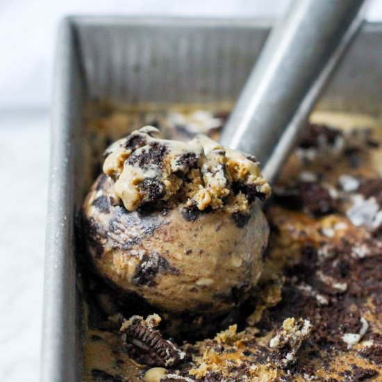 Cookies and Cream Coffee Gelato - Recipe photo by yestoyolks