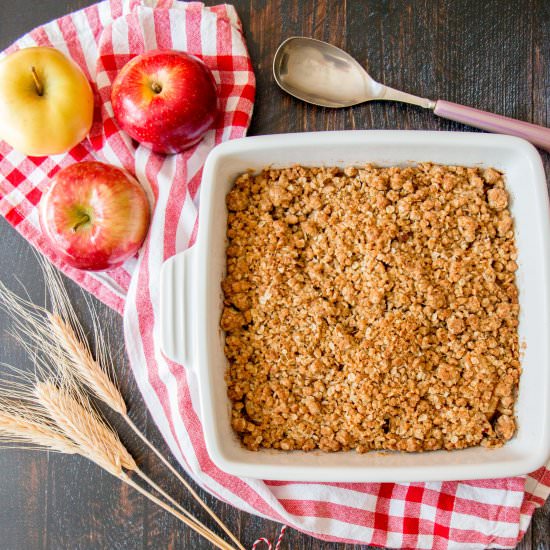 Easy Apple Crumble - Recipe photo by littlesweetbaker