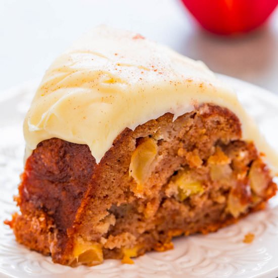 Frosted Apple Cinnamon Spice Cake - Recipe photo by Averie