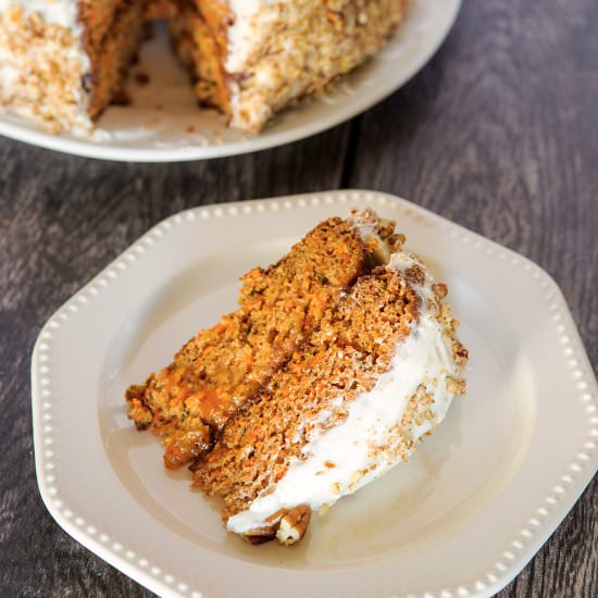 Carrot Cake with Apricot Filling - Recipe photo by muttandchops
